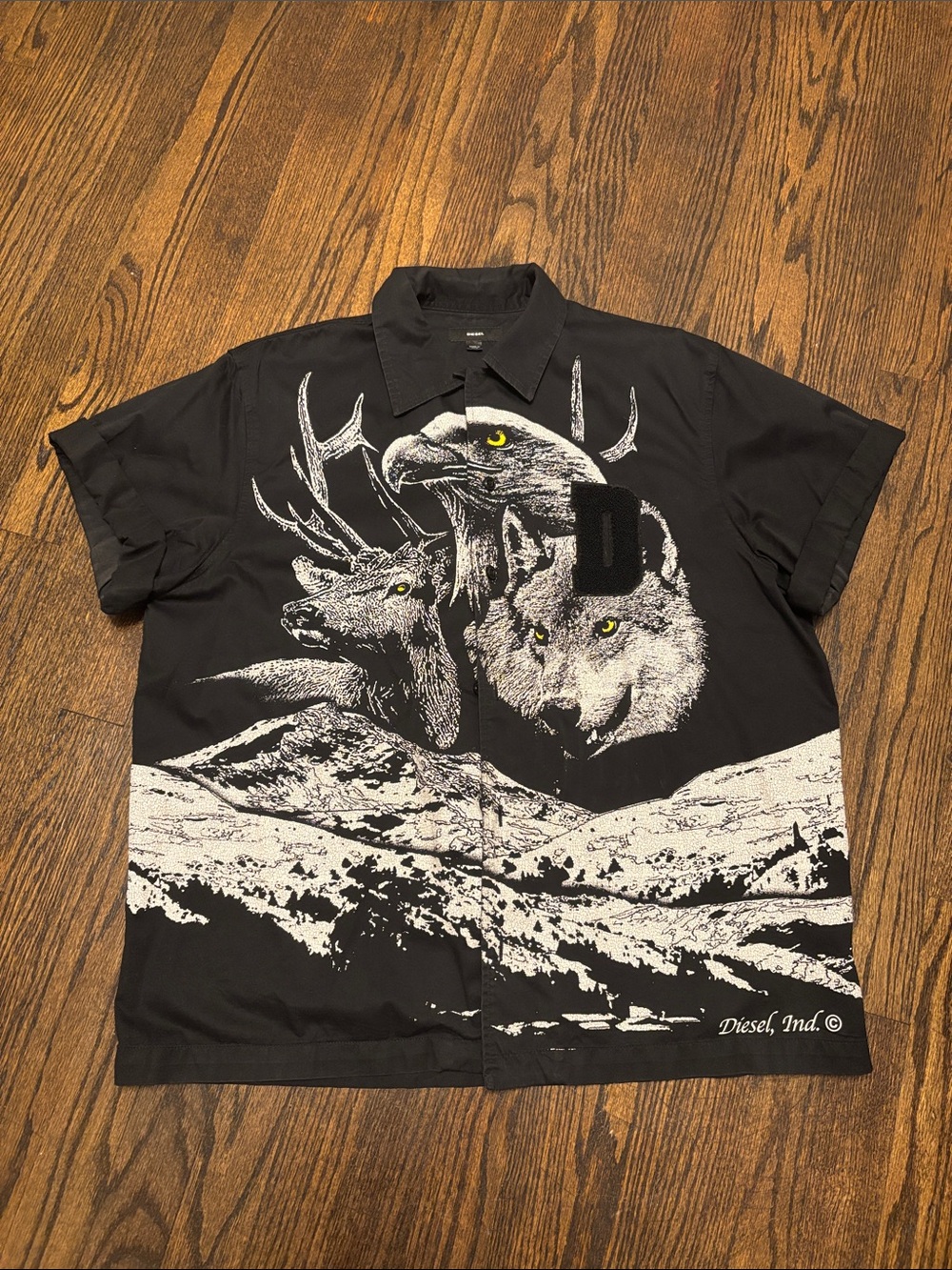 Diesel Only The Brave button up shirt